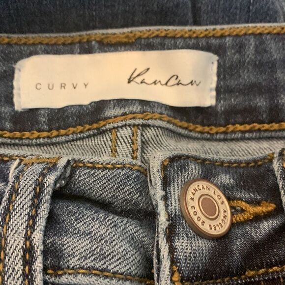 Kancan curvy skinny ankle distressed jeans Size 24 - Picture 8 of 8